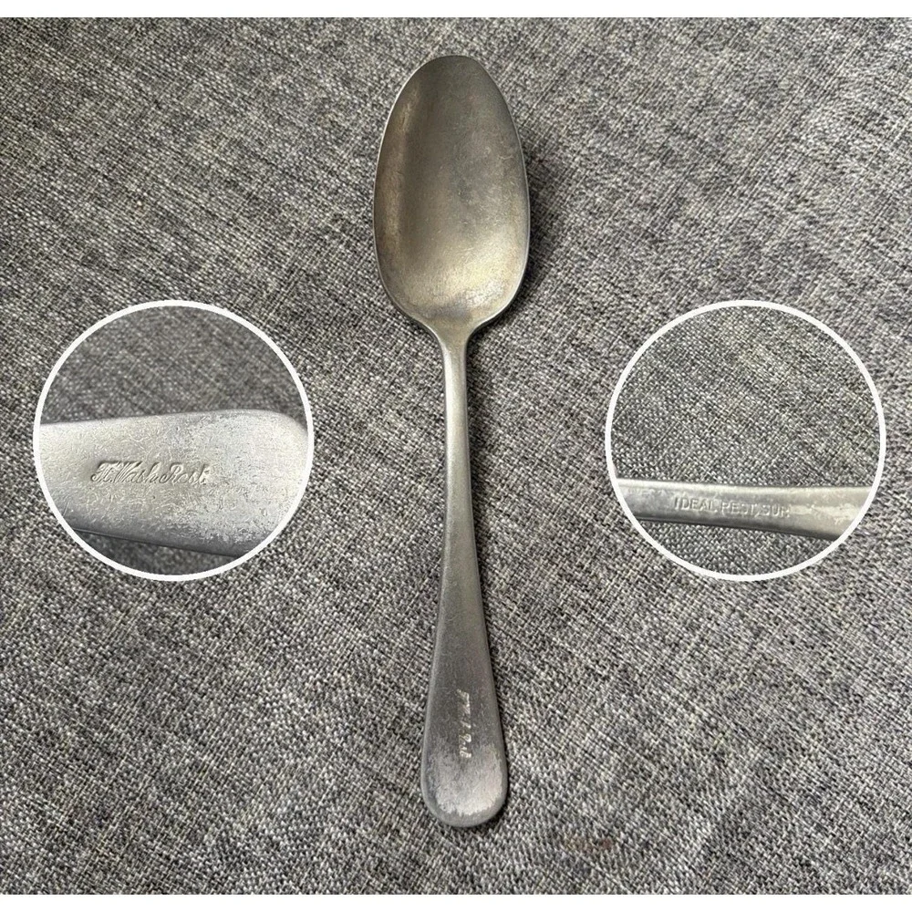 Ft. Washington Restaurant Serving Spoon Ideal Restaurant Supply Flatware Vintage